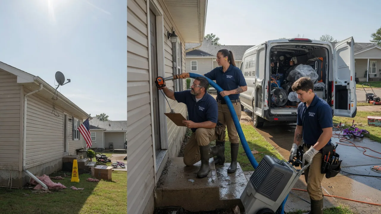 Ceiling Water Damage Restoration in Milltown, IN near me